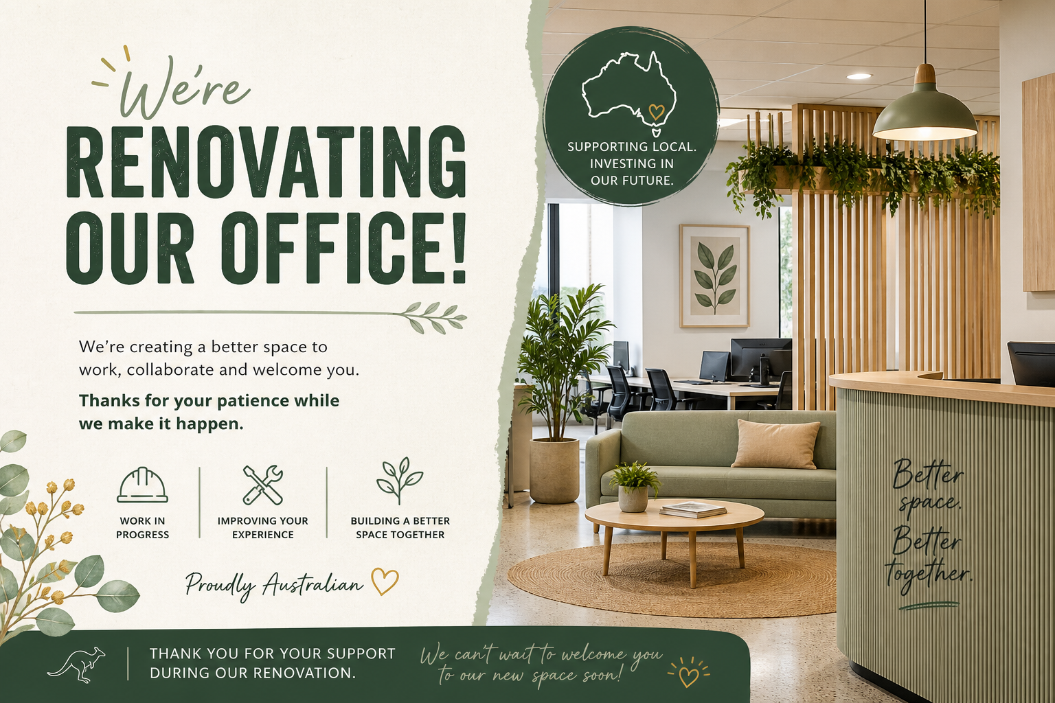 Fitzroy studio: coordinated fit-out to opening